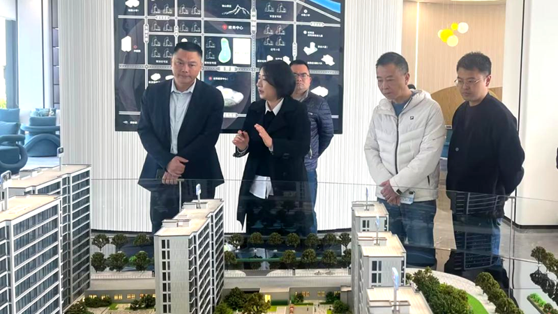 松陽縣住房和城鄉(xiāng)建設局局長潘毅調(diào)研美林&middot;南宸府