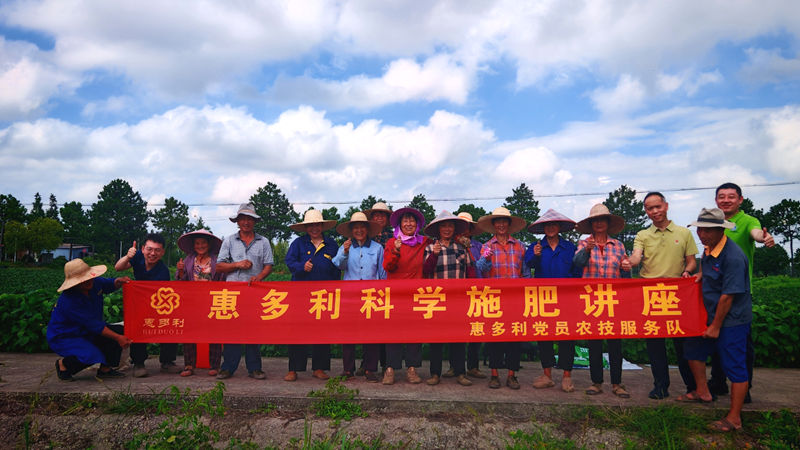 惠多利黨員農(nóng)技服務隊舉辦毛豆種植技術田間觀摩會
